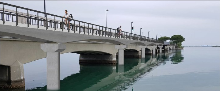 Copertina per Sarà completato il tratto finale dell'Alpe Adria, approvata la variante per la ciclabile